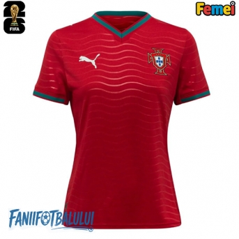 Portugalia Echipament de Fotbal Replică Mondial 2026 Femei Acasa